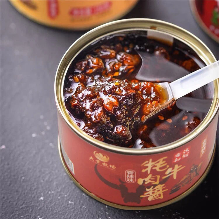 大营牧场牦牛肉150g云南特产下饭杂拌面米线香辣酱类调料肉酱酱料