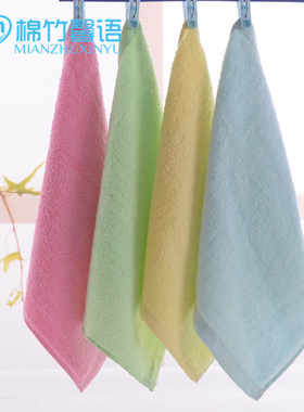 纯棉方巾30x30cm多色加厚吸水餐饮抹手帕抹嘴小毛巾清洁酒店宾馆