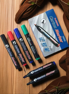 白金CPM-200记号笔 标记油性笔 马克笔 物流笔 黑色记号笔 10支价