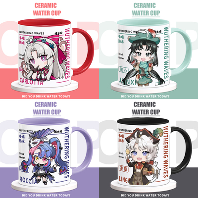 鸣潮周边鉴心今汐卡卡罗珂莱塔洛可可莫特斐同人谷子陶瓷马克杯子