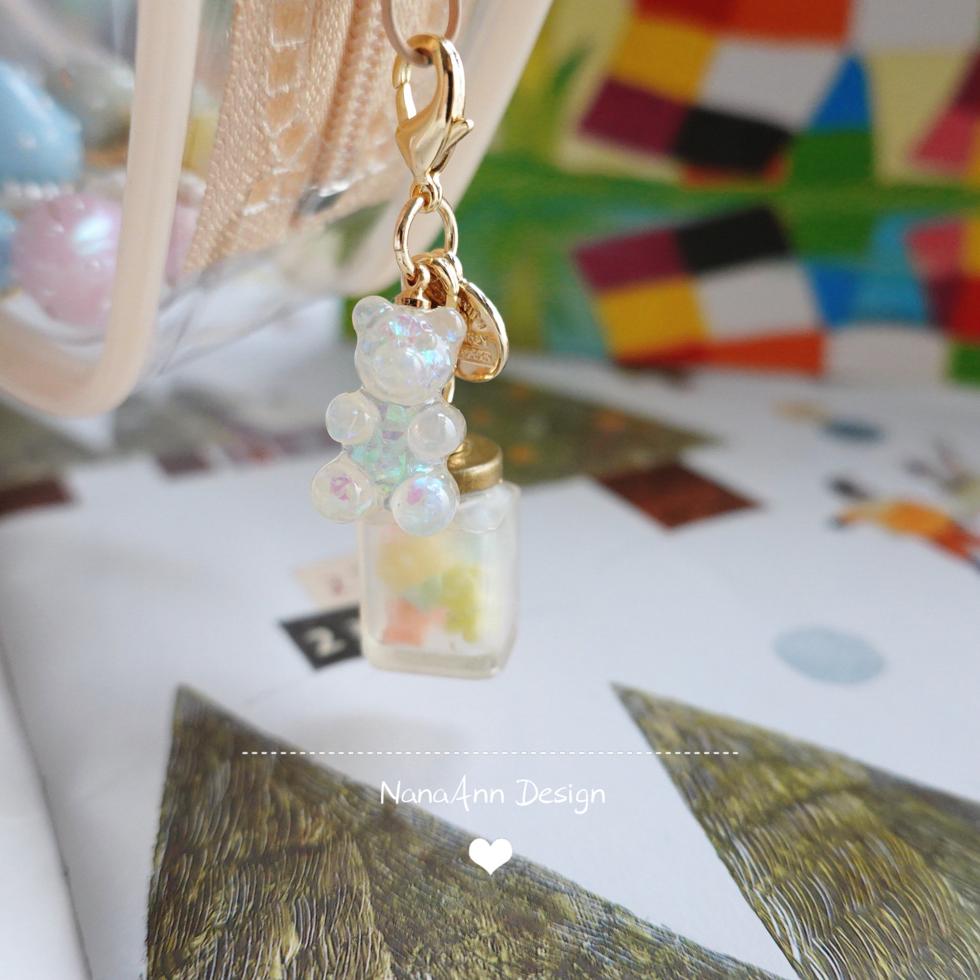 原创新品精致细闪小熊糖果罐包挂件手机挂件小玩偶拉链扣手帐吊坠,服饰配件/皮带/帽子/围巾,包挂件,淘宝优惠券,粉丝福利购,淘宝优惠卷