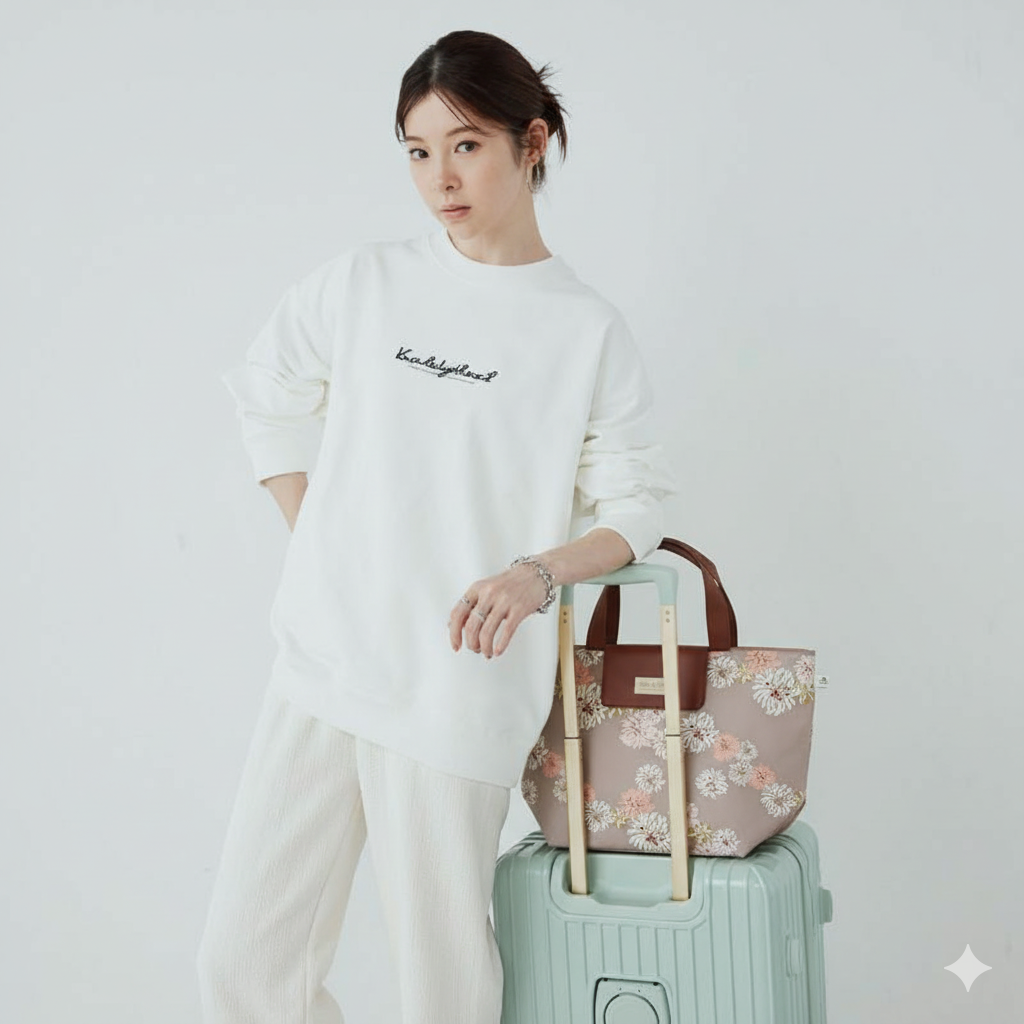 Paul&Joe日本正品代购限量2025新款防水经典猫咪图手提斜挎单肩包