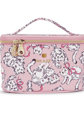 Paul&Joe日本正品仓库2024春季限定经典猫咪多功能化妆包收纳袋