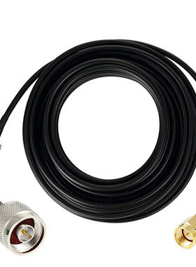 lmr240低损耗同轴馈线N公头转SMA公头内螺纹内针外贸高品质连接线