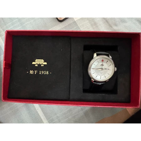 生肖鸡款全自动机械表配皮表带钢链原装盒全套配件(询价)