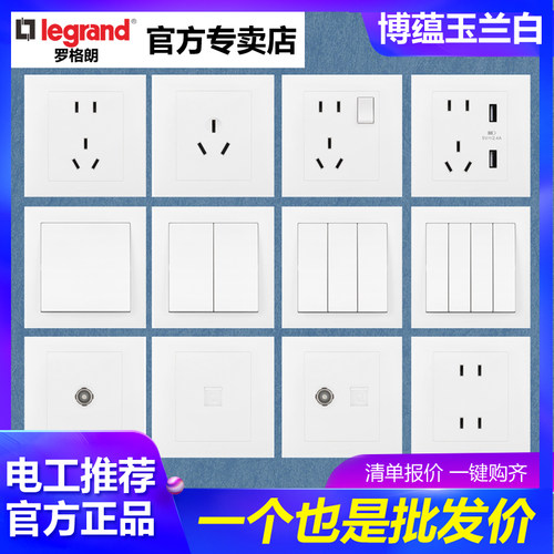 罗格朗开关惠州五孔工程