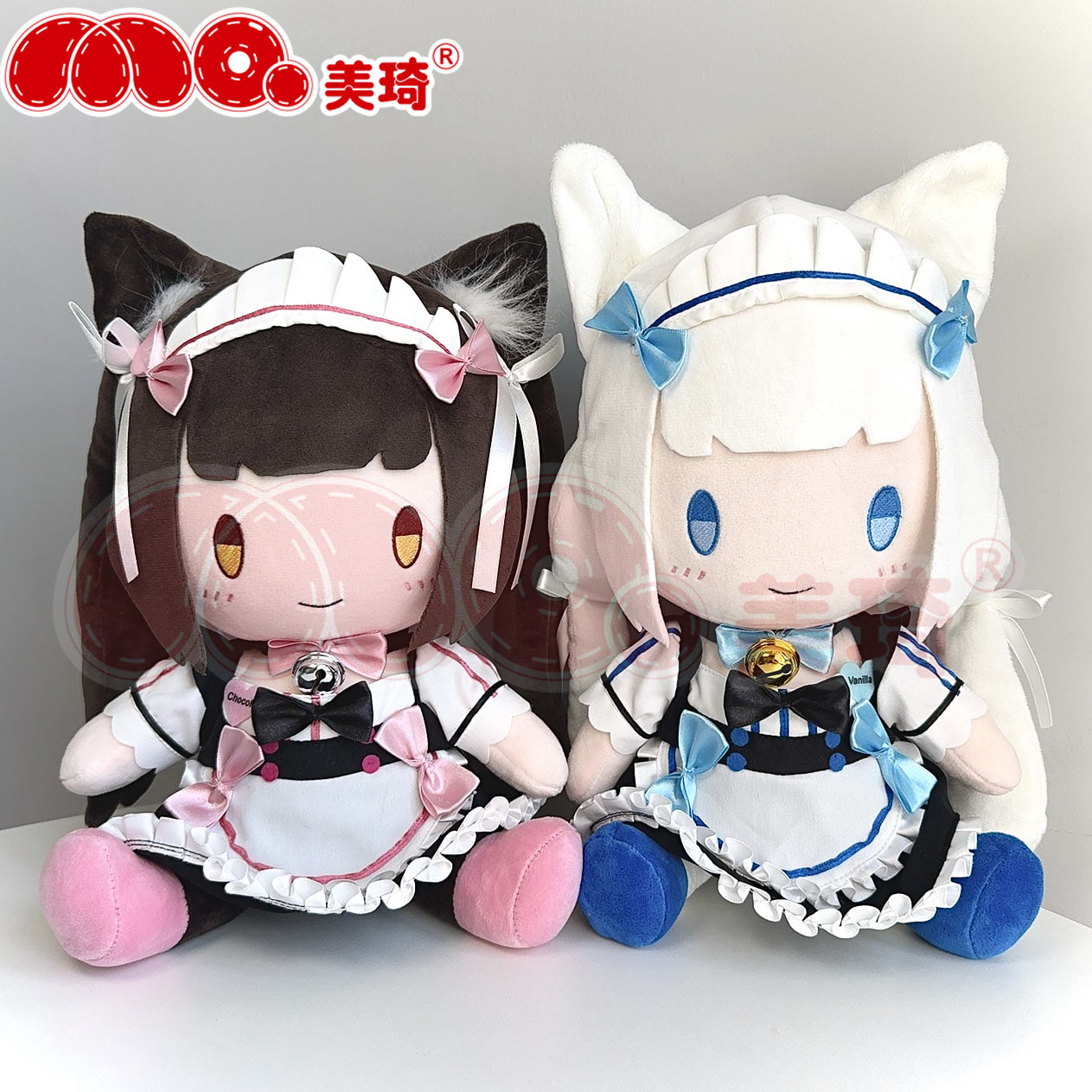 美琦动漫NEKOPARA猫娘乐园巧克力与香子兰毛绒公仔同人玩偶周边