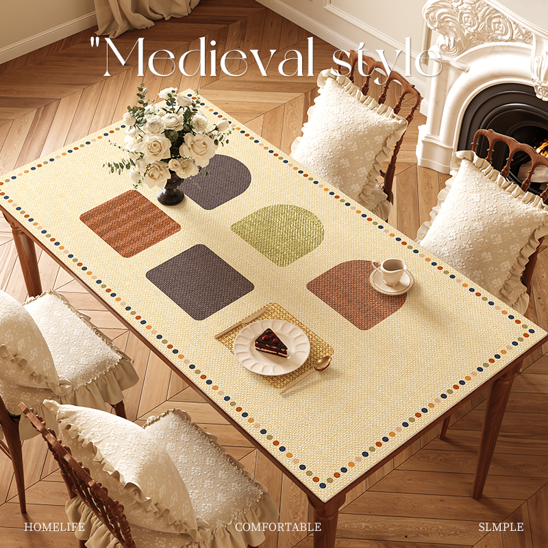 【客厅隔热防烫】皮革餐桌垫