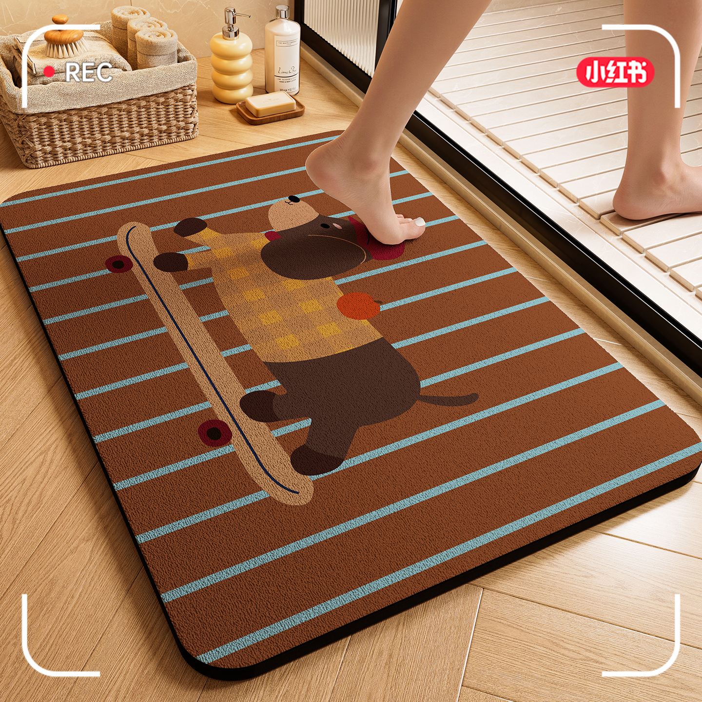 老人防摔高端卫生间地垫