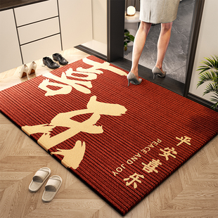 入户门垫进门客厅地毯高级感2025新款轻奢喜庆耐脏防滑可裁剪脚垫