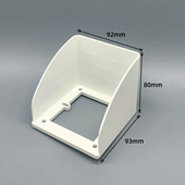 86型防水盒防雨罩防雨防水面板明装 室外防雨罩盖盒充电桩专用