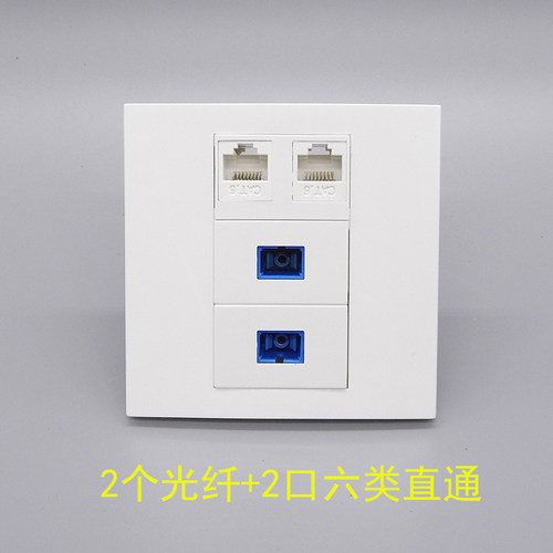 电脑SC光钎宽带网线模块面板