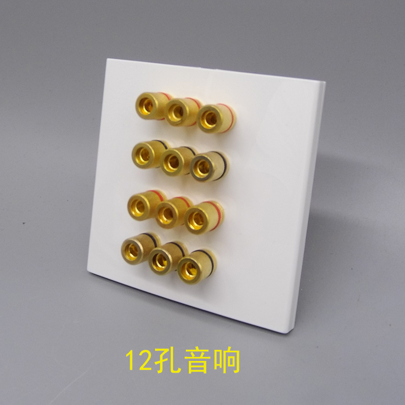 86型十二孔喇叭香蕉座12头接线柱