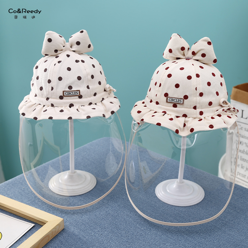 新生婴儿防护面罩帽子防飞沫脸罩