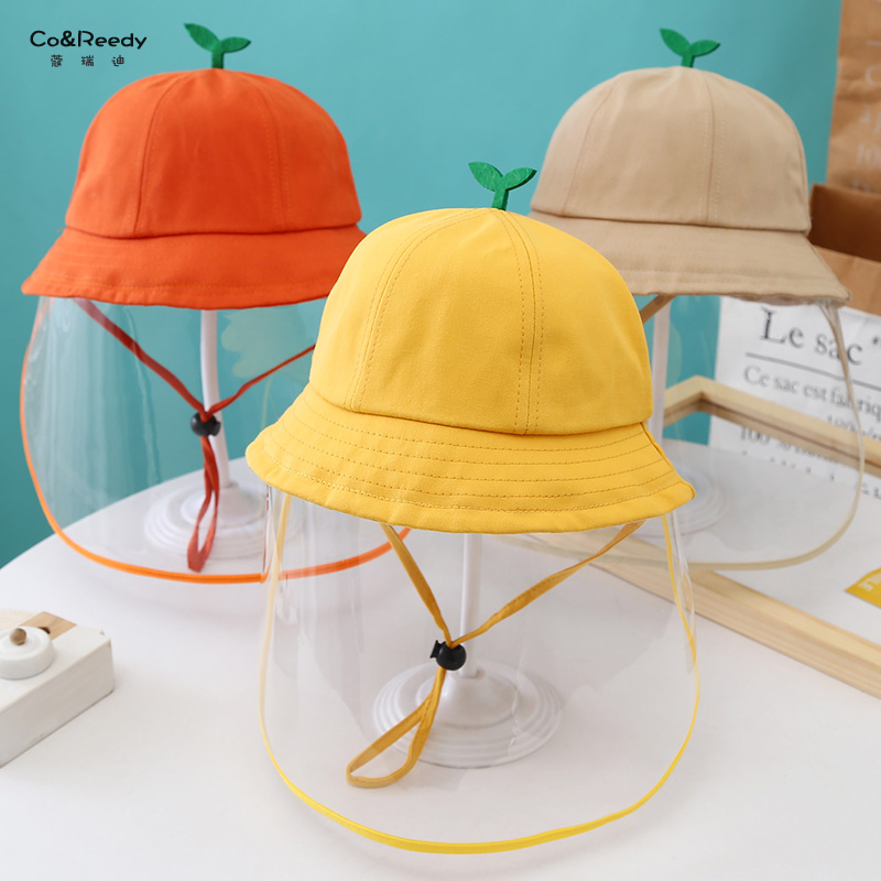 婴儿帽子春秋季男女疫情防护小草