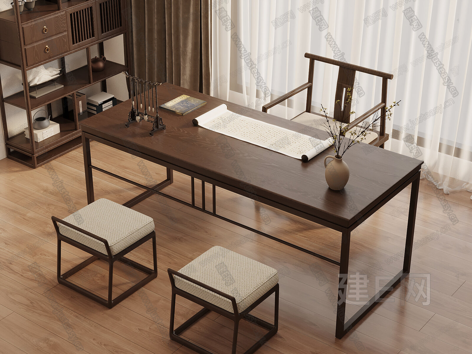 木林世家实木茶桌椅组合现代简约轻奢家用小户型茶室泡茶桌