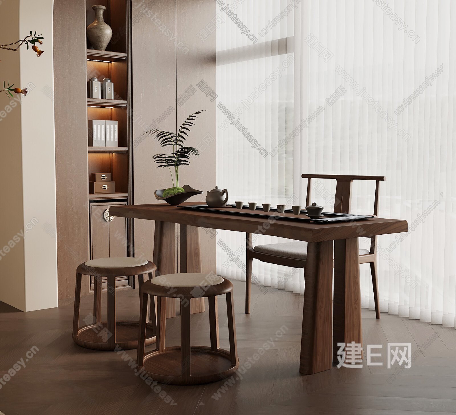 木林世家实木茶桌椅组合现代简约轻奢家用小户型茶桌椅组合家具