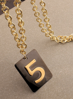 优贝朵欧美链条小香风装饰毛衣链