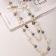 装 项链女长款 多层珍珠挂链毛衣挂件配饰秋冬流行新款 时尚 饰链 韩版
