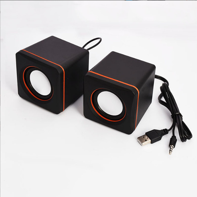 101桌面USB迷你101电脑小音响台式笔记本低音炮方块礼品音箱厂家