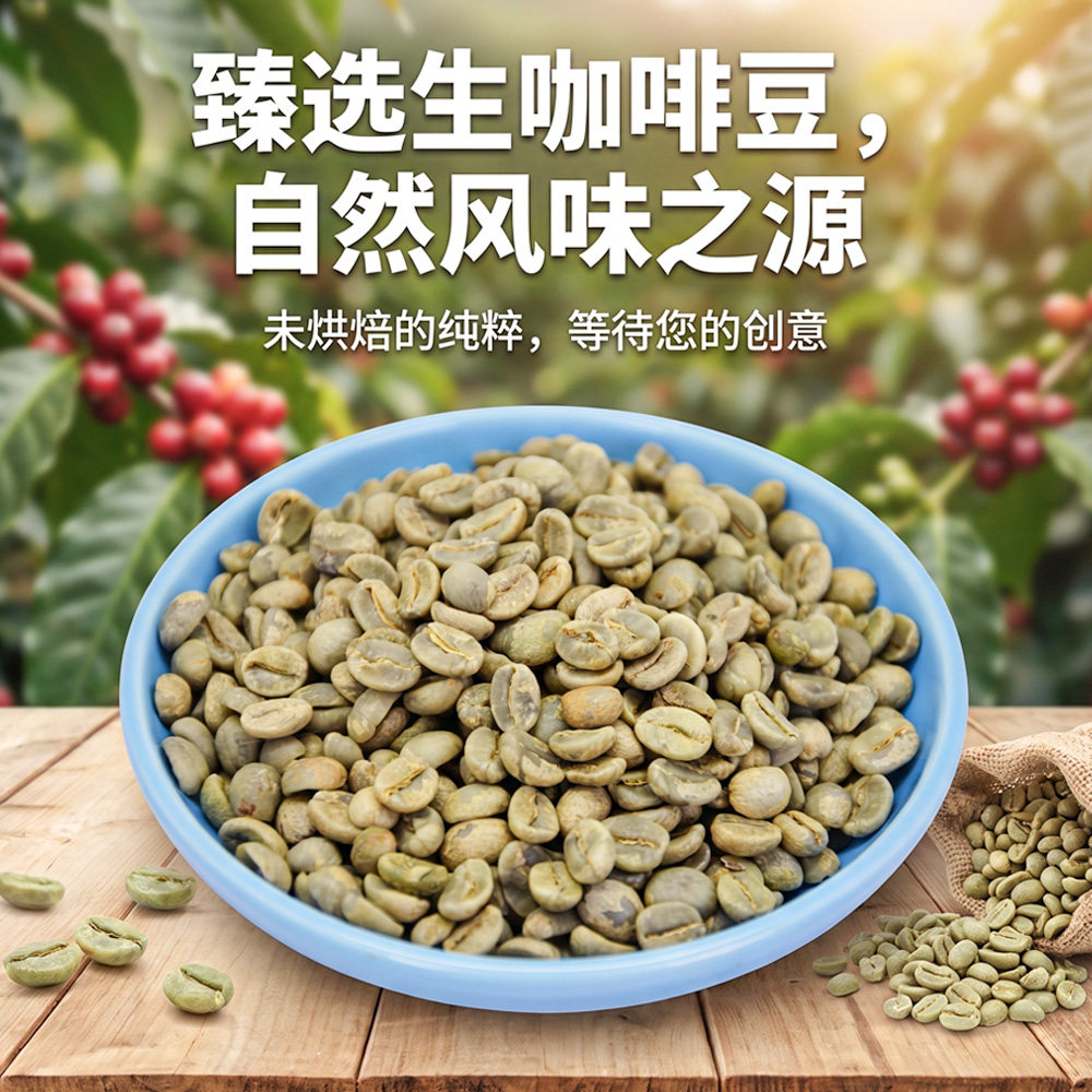 2026年云南孟连产区卡蒂姆AA水洗咖啡生豆精选生咖啡豆烘焙批发