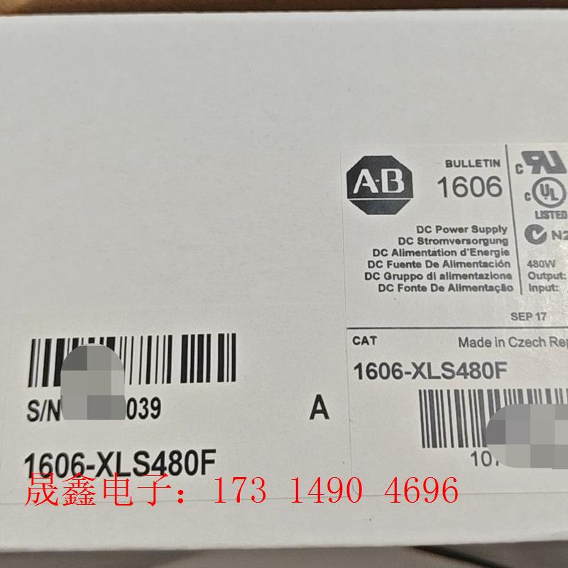 原装现货AB罗克韦尔电源 1606-XLS480F,工程【询价产品】