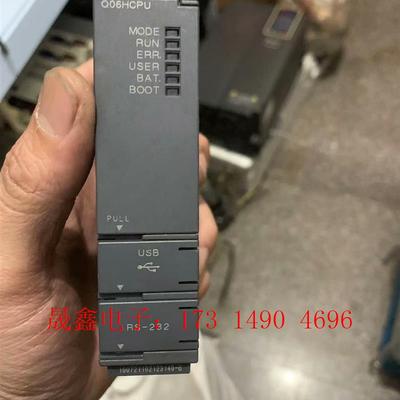 三菱模块 Q06HCPU 一个件 通电显示如视频 有【询价产品】