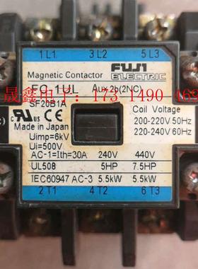 富士FC-1UL,接触器SF20B1A,触点已清理干净直接装【询价产品】