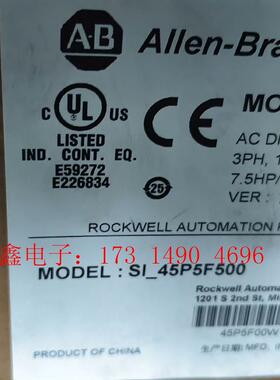 AB变频器MSCON-F500原装保证质量SI_45P5【询价产品】
