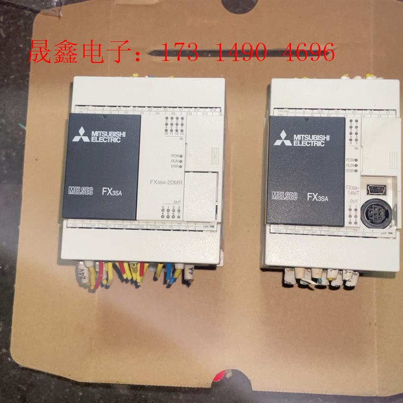 三菱FX3SA一14MT、20MR刚刚从设备拆下来有联【询价产品】