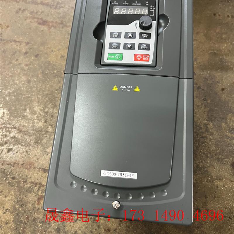 英威腾GD300变频器7.5Kw,拍摄,9成新,功能完好【询价产品】