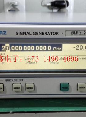 刚到20G信号源,SMR20射频信号源,频率范围:1GHz-【询价产品】