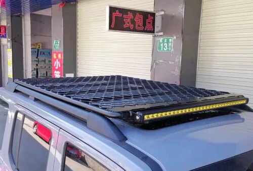 魏派坦克300行李架oking车顶平台可装射灯无损安装