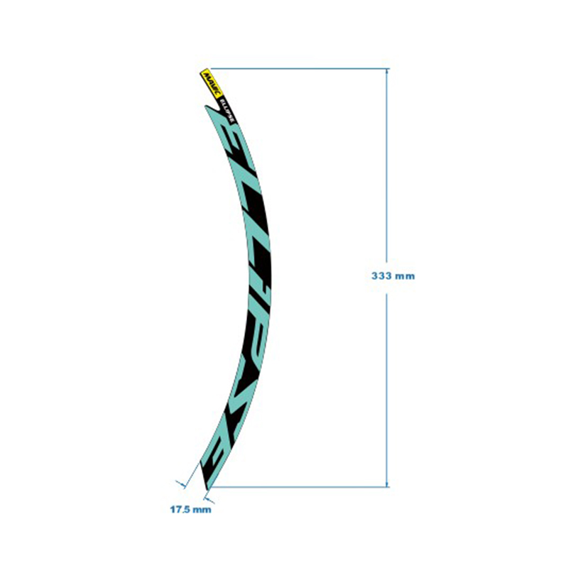 马威克mavic ELLIPES 公路车轮组贴30C圈刹自行车刀圈贴纸装饰