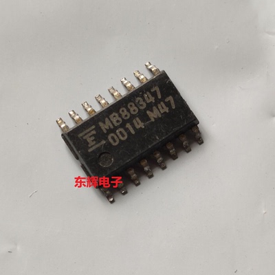 贴片IC MB88347 MB88347PF 拆机数模转换器芯片 SOP-16封装