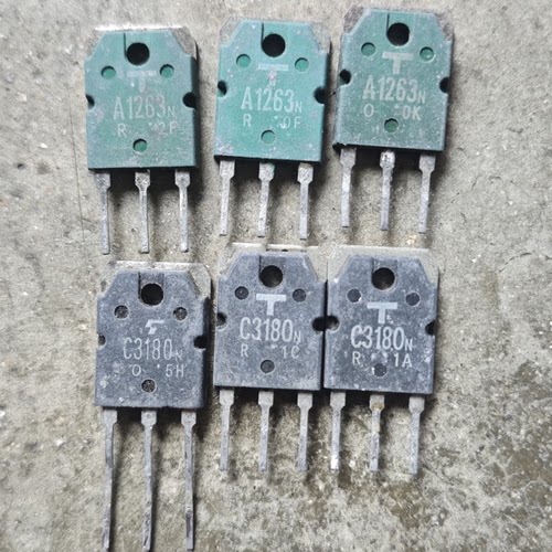 A1263N C3180N 2SA1263N 2SC3180N 拆机功放配对管 TO-3P 对1.6元
