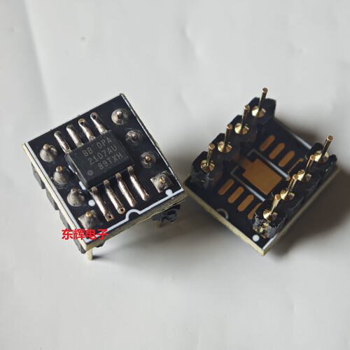 OPA2107AU 贴片转直插 OPA2107AP原字进口双运放IC芯片SOP8转DIP8