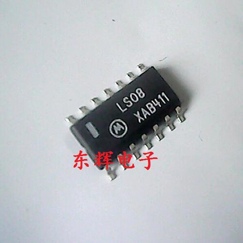 贴片IC LS08 SN74LS08D 四2输入与门芯片 SOP-14封装 可直拍