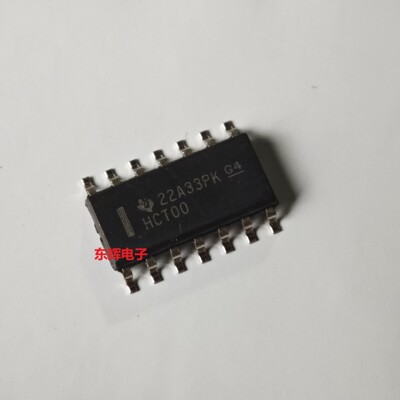 贴片IC SN74HCT00DR D HCT00 全新进口与非门芯片 SOP-14 可直拍