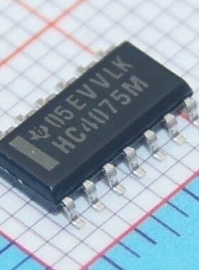 贴片IC HC4075M 74HC4075 逻辑芯片SOP-14封装 原装拆机