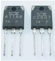 A1186 C2837 2SA1186 2SC2837 拆机音频功放对三极管 2.2元一对