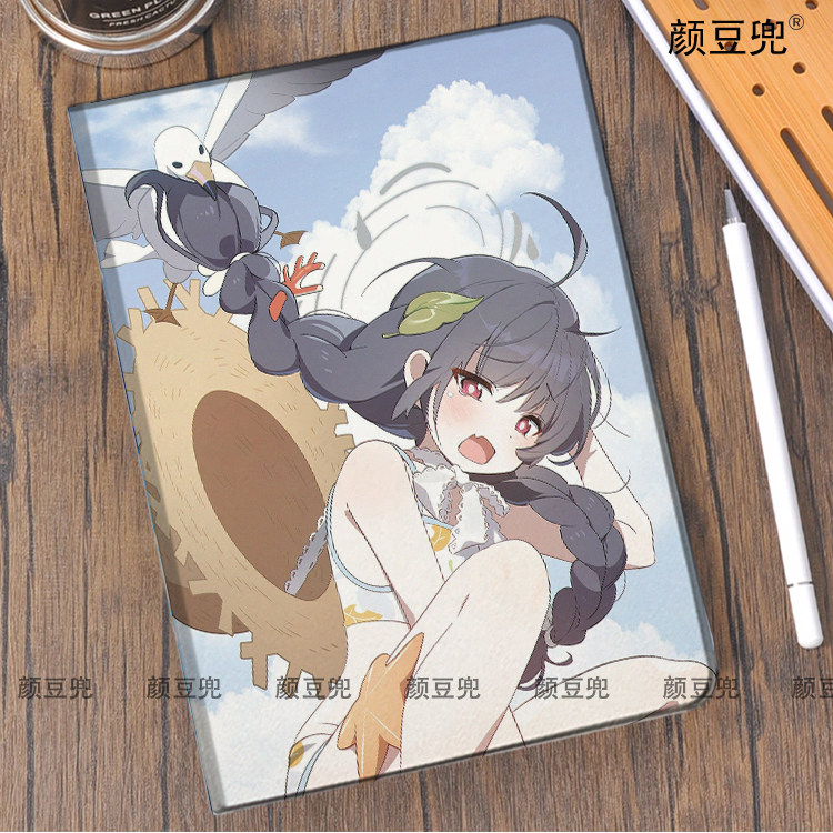 蔚蓝档案霞泽美游周边air6/7 11寸第十代10.9保护套matepadpro Air3笔槽mini6/7小米7pro适用于ipadA16 10.2