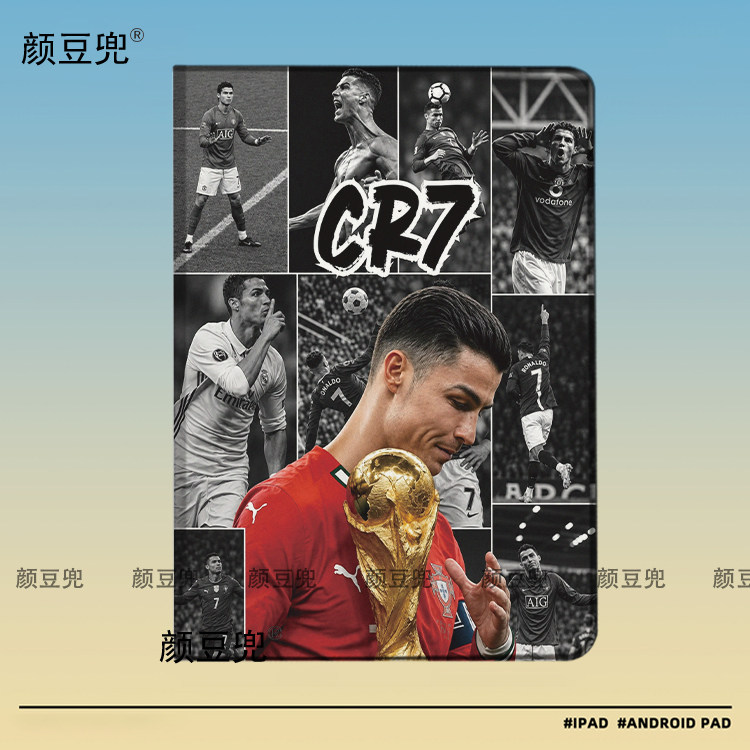 C罗纳尔多 葡萄牙周边mini6/7小米6/7pro保护套10.9air6/7第十代matepad pro12.2华为11.5S适用ipadA16 10.2
