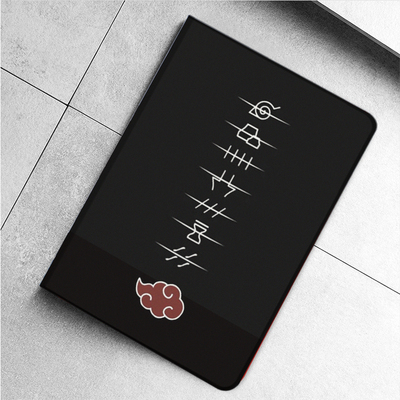 晓组织Akatsuki适用ipad9.7保护air4套pro12.9火影忍者mini45华为