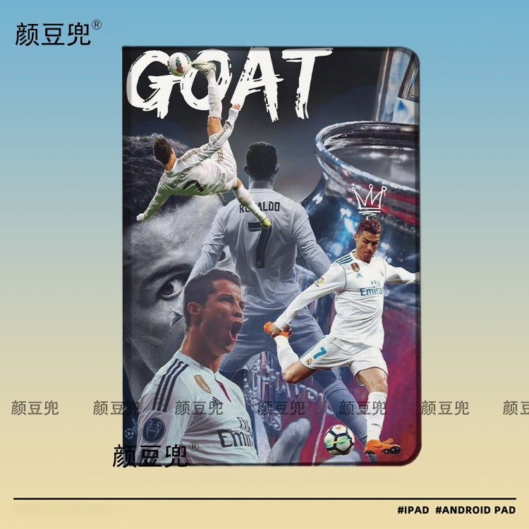 matepad pro11华为11.5小米6pro保护套mini6足球周边C罗Ronaldo罗纳尔多Air45 10.9第十代ipad789 10.2适用于