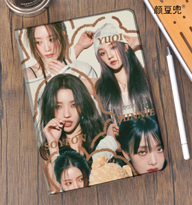 (G)I-DLE 宋雨琦 叶舒华ipad10.2适用air4/5保护套matepad pro11 Air笔槽9.7寸mini56华为M6荣耀V8小米5/6pro