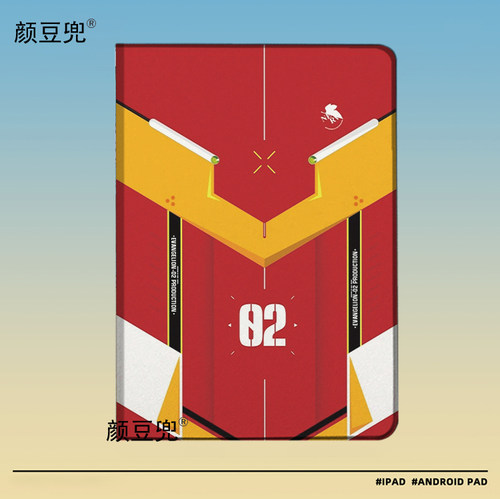 福音战士 EVA 贰号机ipad10.2适用10.9air4/5第十代mini45/6小米6pro保护套OPPO笔槽matepad pro11明日香VIVO