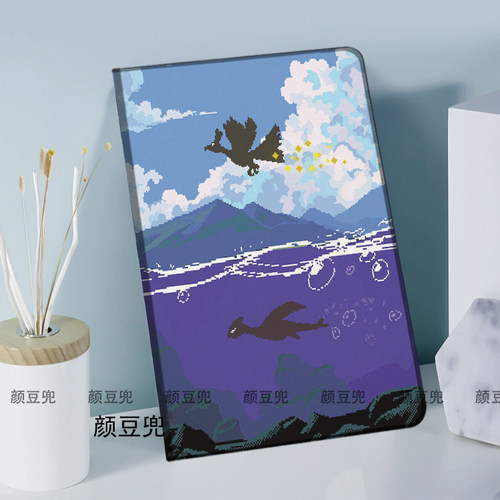 像素口袋妖怪金银洛奇亚凤王宝可梦ipad10.2适用于mini6/7小米7pro保护套Air45 10.9第十代matepad华为11.5S