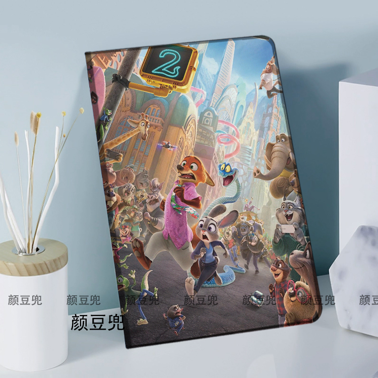 疯狂动物城兔子警官朱迪保护套ipadA16 10.2适用10.9air6/7第十代matepad华为11.5S动漫周边mini7小米6/7pro