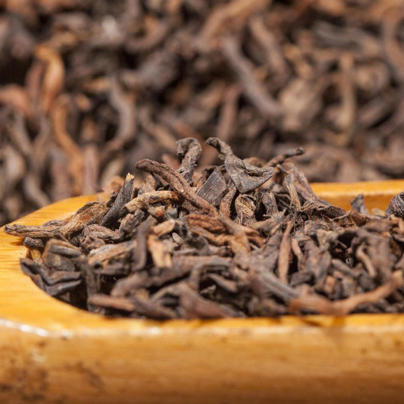 云南茶叶 普洱茶熟茶散茶 2010年古树金芽普洱陈年醇香老茶 500克